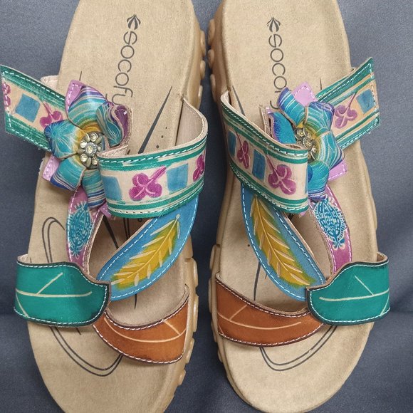 Socofy Sandals Size 38 - Picture 1 of 9